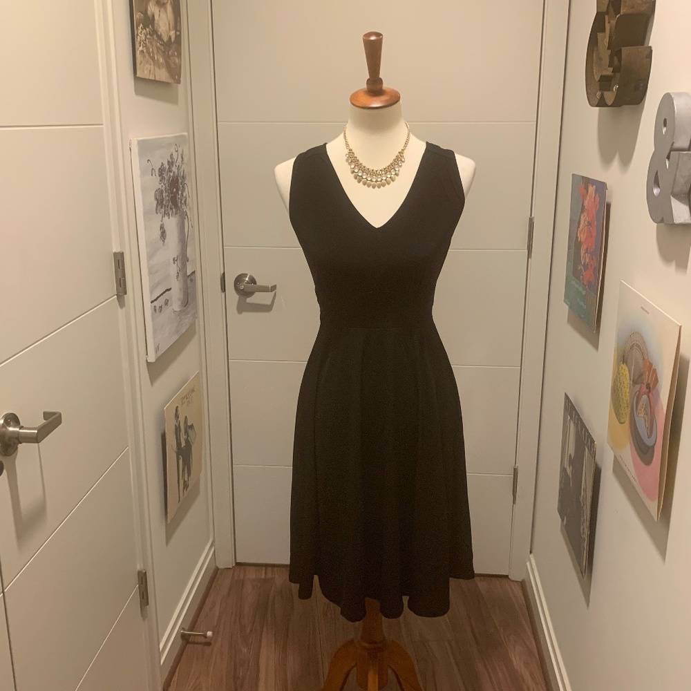 Torrid Black Studio Knit Skater Dress NWT